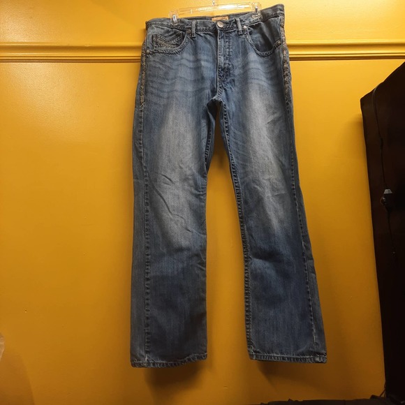 Mens Wrangler 20x Jeans Style 42 Vintage Bootcut 42MWXBB 36 X 34 - Picture 1 of 10